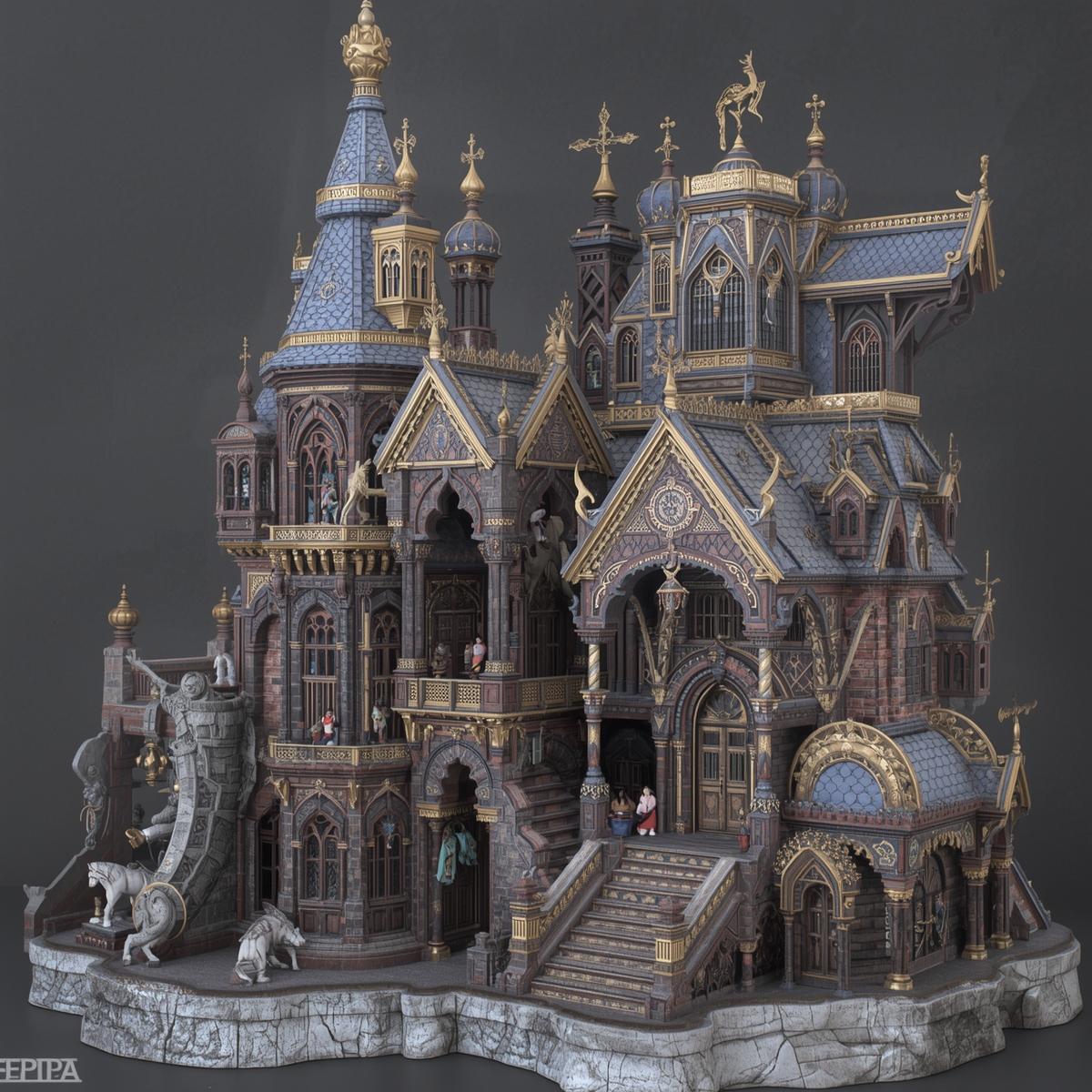 Student working on a 3D character on a dual‑screen setup